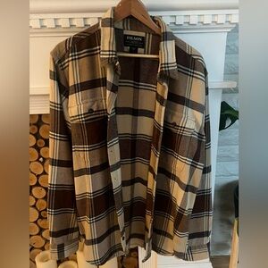 Filson vintage flannel button up men’s large